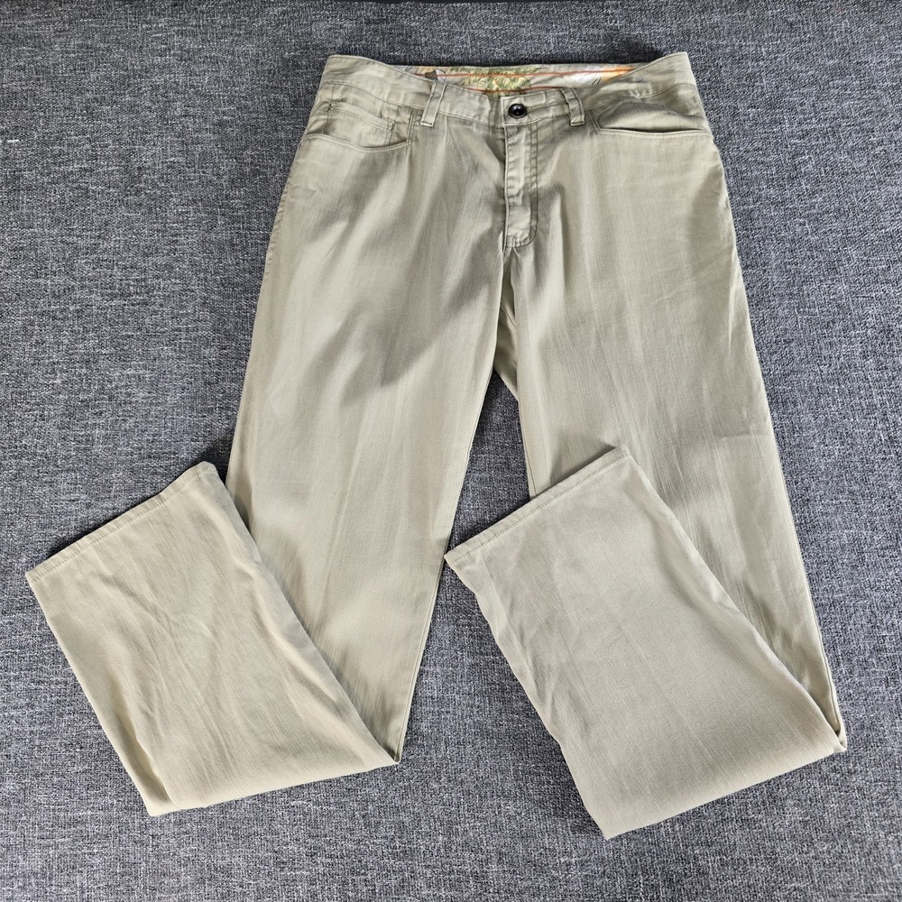 Tommy Bahamas Beige Tencel Blend Pants Size 30x32 Straight Leg